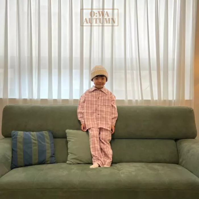 O Wa - Korean Children Fashion - #discoveringself - Check Pants - 7