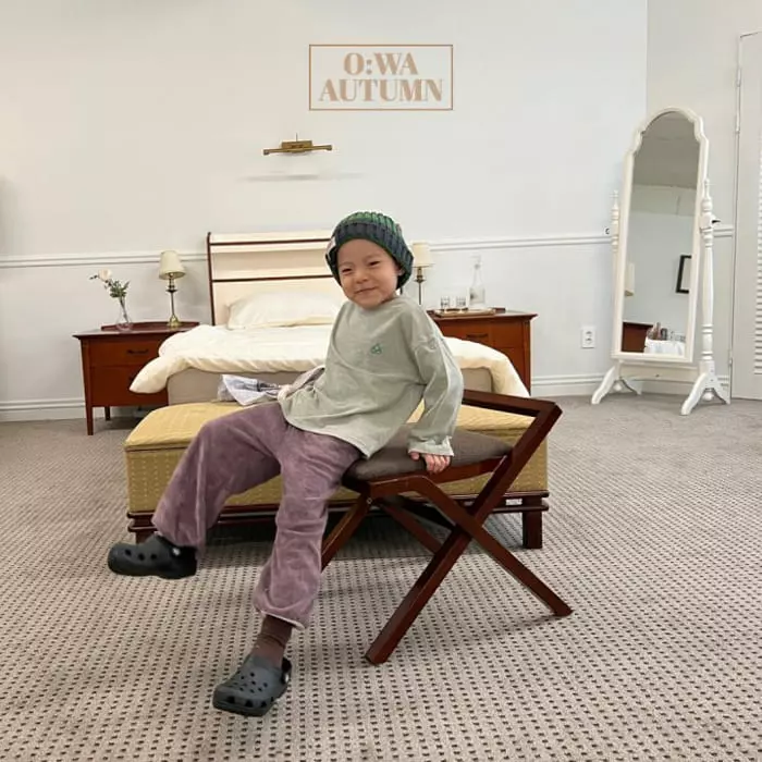 O Wa - Korean Children Fashion - #kidsshorts - Pigment Embroidery Tee - 3
