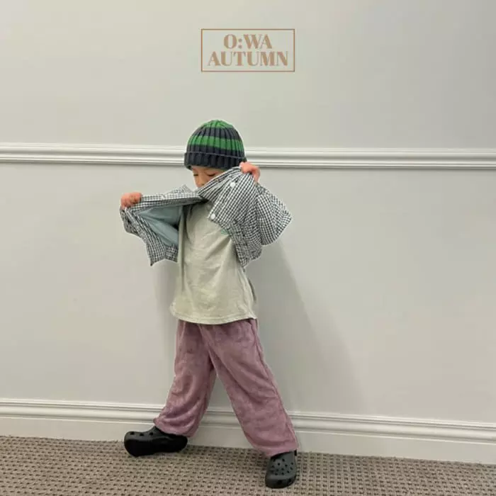 O Wa - Korean Children Fashion - #kidsshorts - Pigment Embroidery Tee - 4