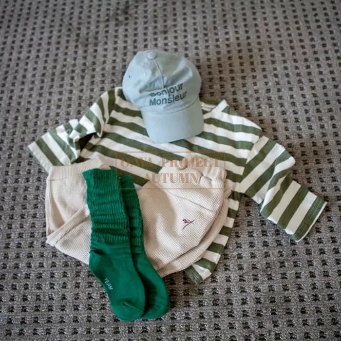O Wa - Korean Children Fashion - #littlefashionista - Art Waffle Pants - 3