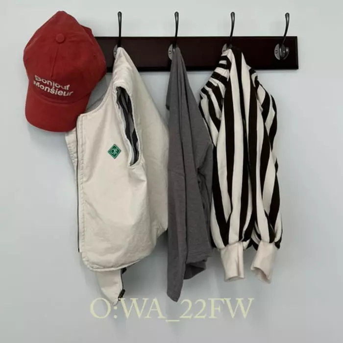 O Wa - Korean Children Fashion - #magicofchildhood - Long Piping Stripes Pants Brown - 4