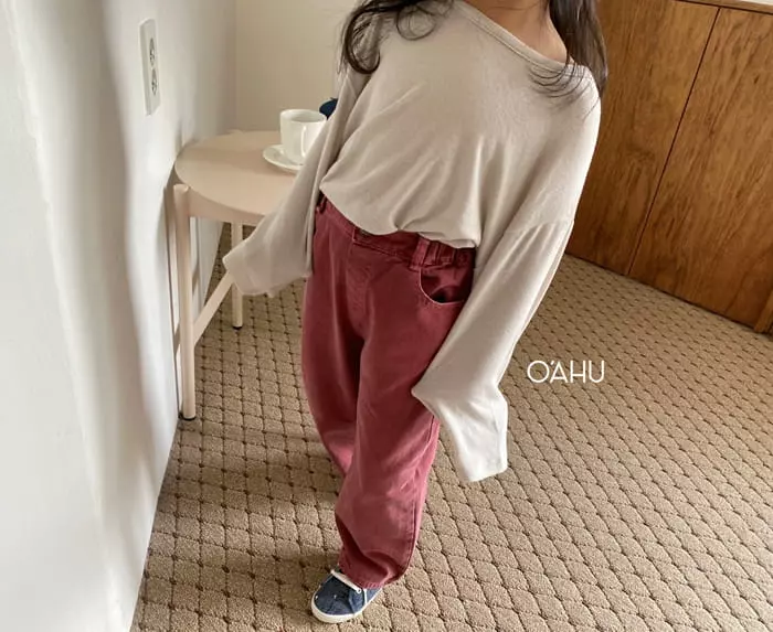O'ahu - Korean Children Fashion - #stylishchildhood - Kinder Pigmnet Dyeing Pants - 4