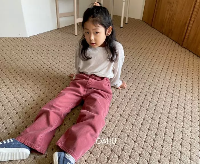 O'ahu - Korean Children Fashion - #toddlerclothing - Kinder Pigmnet Dyeing Pants - 2