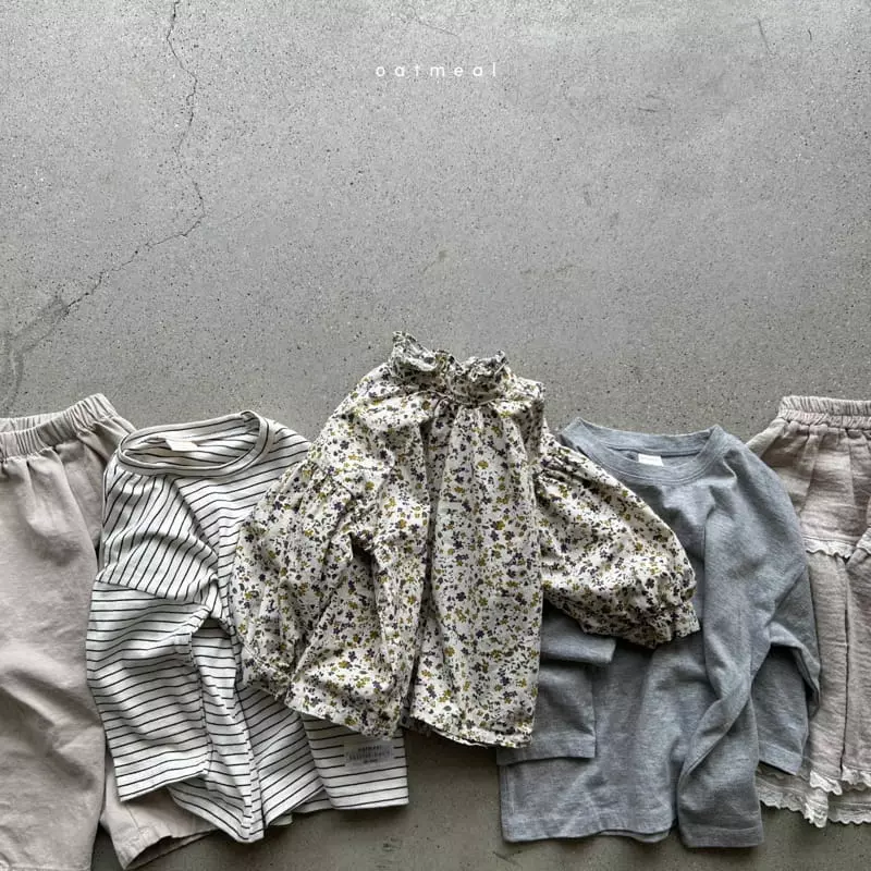 Oatmeal - Korean Children Fashion - #Kfashion4kids - Somsom Skirt - 5