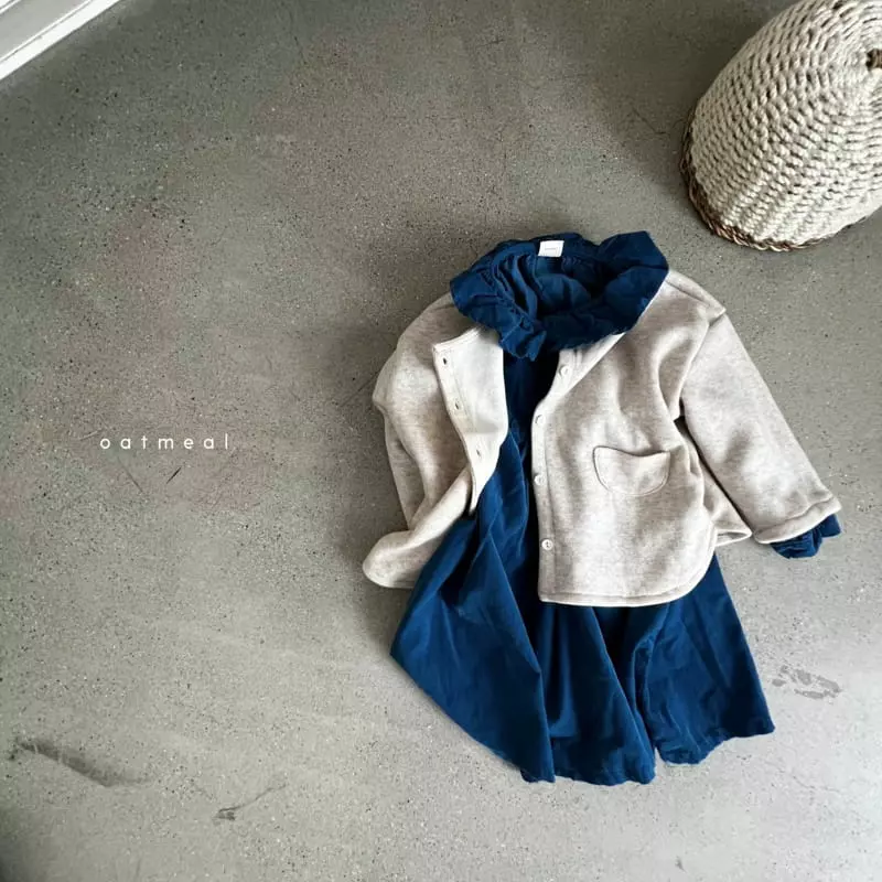 Oatmeal - Korean Children Fashion - #Kfashion4kids - Erun One-piece