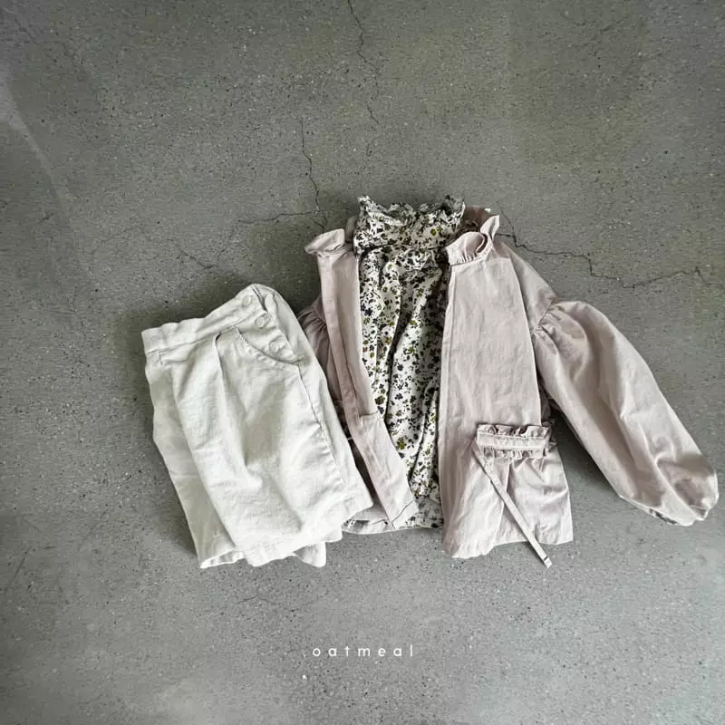 Oatmeal - Korean Children Fashion - #Kfashion4kids - Hadi Frill Jacket - 12