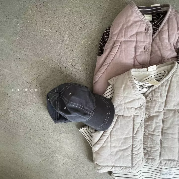 Oatmeal - Korean Children Fashion - #Kfashion4kids - Pepper Vintage Ball Cap - 7