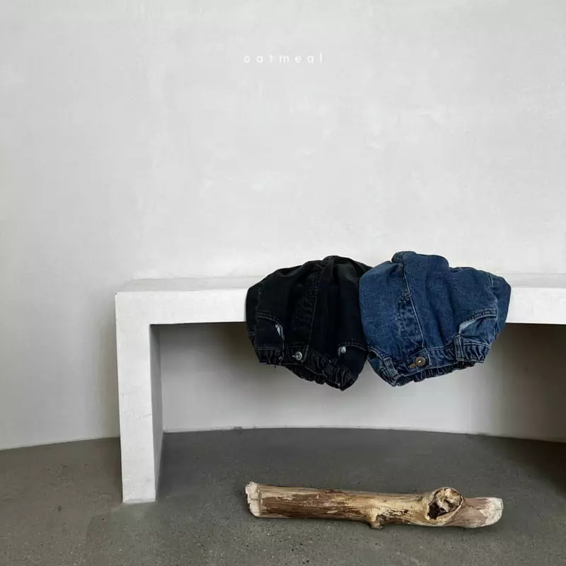 Oatmeal - Korean Children Fashion - #childofig - Terry Jeans - 3