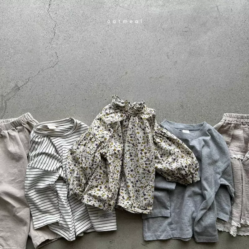 Oatmeal - Korean Children Fashion - #fashionkids - Judy Blouse - 8
