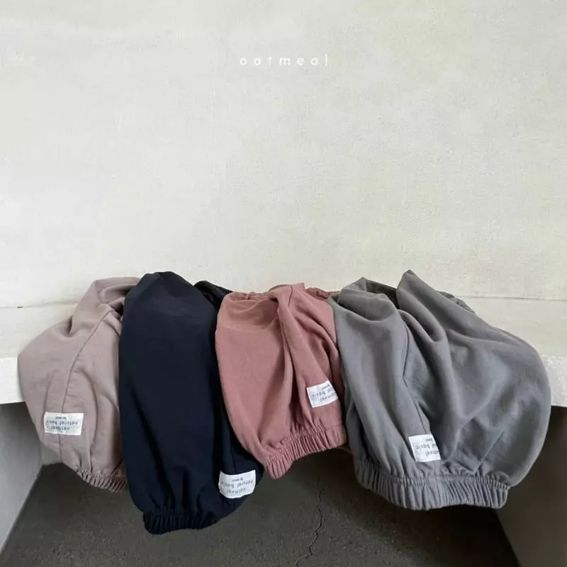 Oatmeal - Korean Children Fashion - #kidsshorts - Basuc Autumn BAndingPAnts - 12