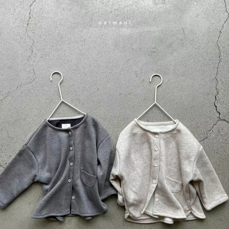 Oatmeal - Korean Children Fashion - #kidsshorts - Oz Knit Cardigan - 11