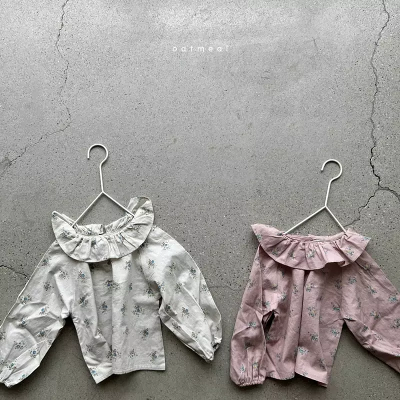 Oatmeal - Korean Children Fashion - #littlefashionista - Rien Blouse