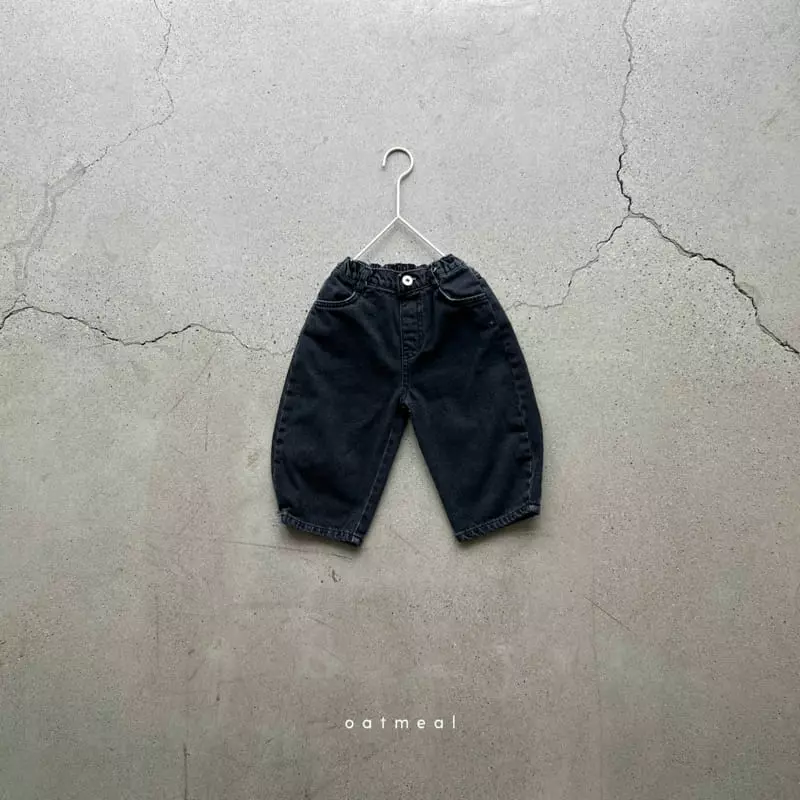 Oatmeal - Korean Children Fashion - #littlefashionista - Terry Jeans - 12