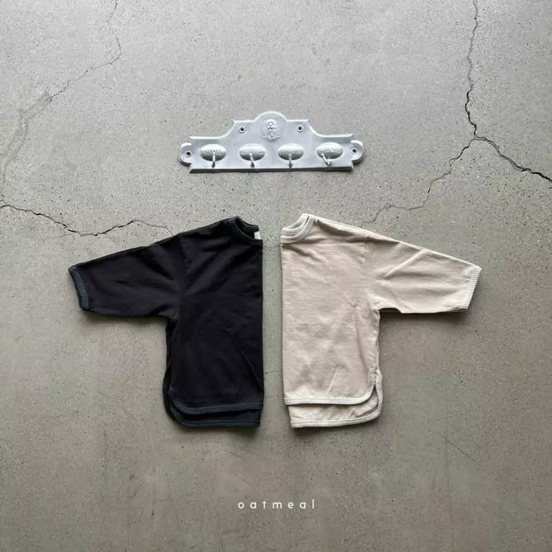 Oatmeal - Korean Children Fashion - #magicofchildhood - Circle Round Tee - 9