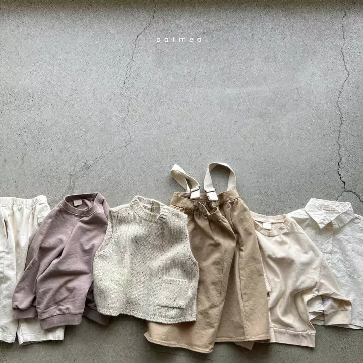 Oatmeal - Korean Children Fashion - #magicofchildhood - At Ddang Neff Vest - 12