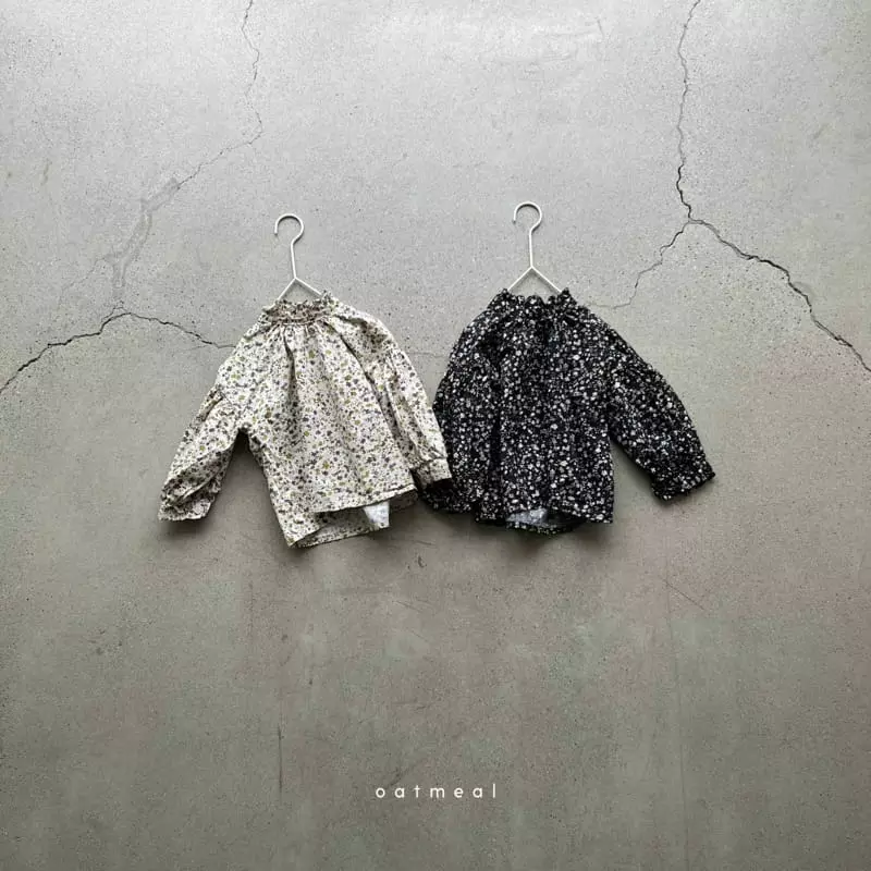 Oatmeal - Korean Children Fashion - #minifashionista - Judy Blouse