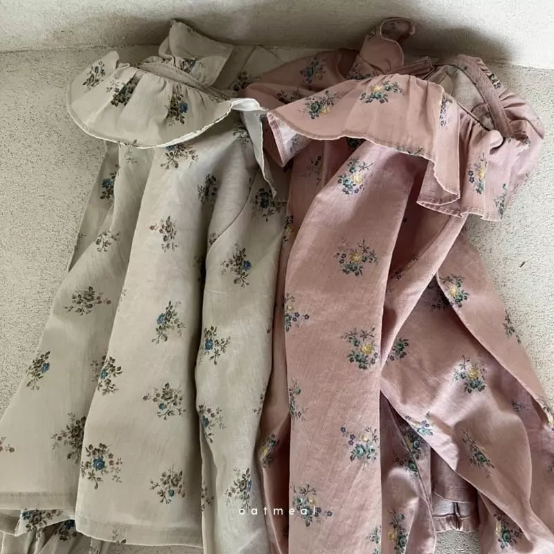 Oatmeal - Korean Children Fashion - #minifashionista - Rien Blouse - 4