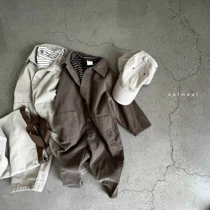 Oatmeal - Korean Children Fashion - #toddlerclothing - Leve Jumpsuit - 8