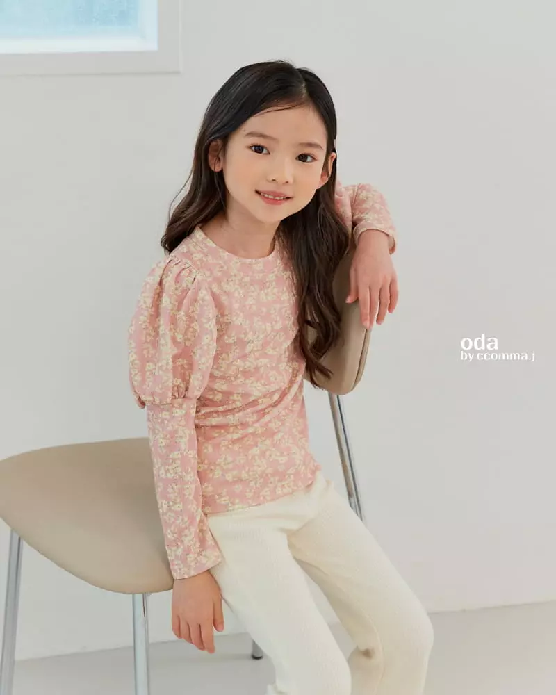 Oda - Korean Children Fashion - #childofig - Magaret Puff Tee - 4