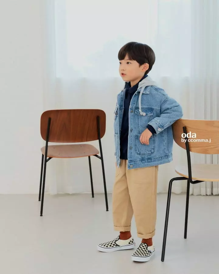 Oda - Korean Children Fashion - #childofig - Hoody Denim JAcket - 11