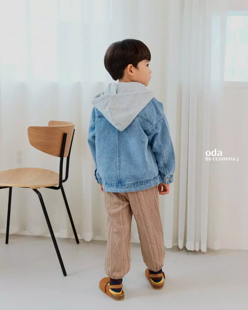 Oda - Korean Children Fashion - #designkidswear - Hoody Denim Jacket - 7