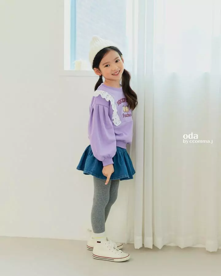 Oda - Korean Children Fashion - #discoveringself - Pearl Denim Skirt - 5