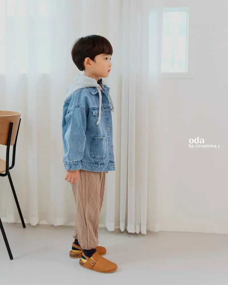 Oda - Korean Children Fashion - #fashionkids - Hoody Denim Jacket - 9