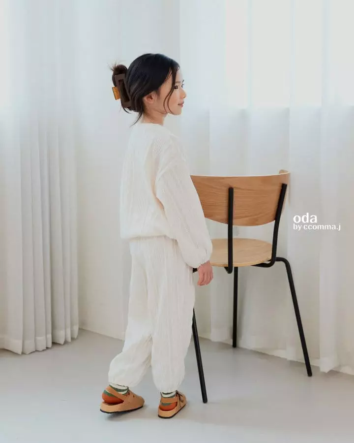 Oda - Korean Children Fashion - #kidsshorts - Dia Knit Top Bottom Set - 3
