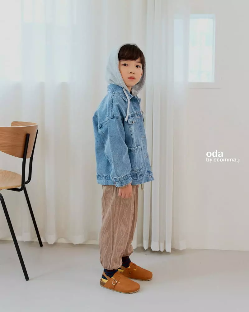Oda - Korean Children Fashion - #kidzfashiontrend - Hoody Denim Jacket - 12