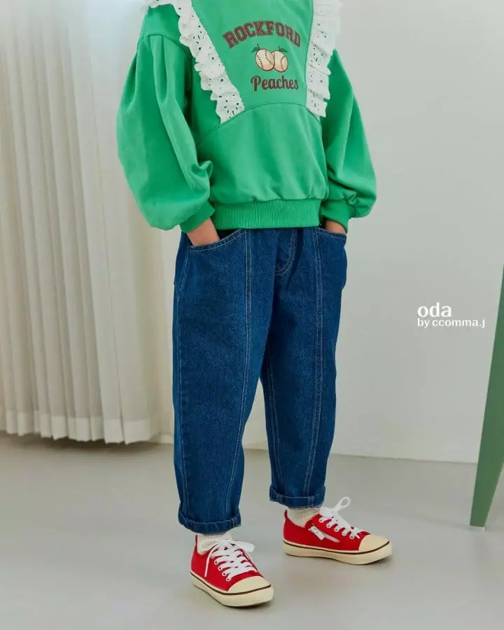 Oda - Korean Children Fashion - #kidzfashiontrend - Masion Denim Pants - 3