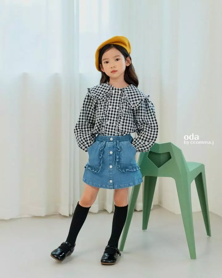 Oda - Korean Children Fashion - #kidzfashiontrend - Jane Frill Skirt - 6