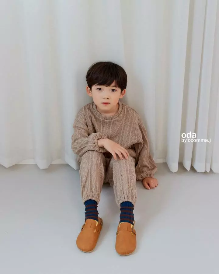 Oda - Korean Children Fashion - #littlefashionista - Dia Knit Top Bottom Set - 7