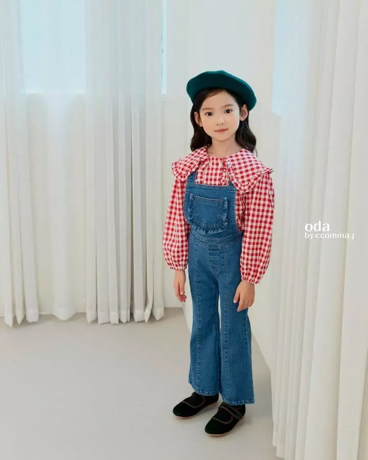 Oda - Korean Children Fashion - #magicofchildhood - Frill Dungarees Pants - 7