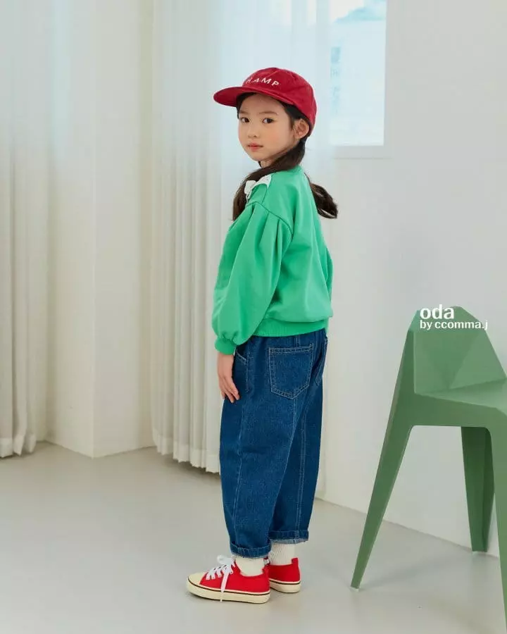Oda - Korean Children Fashion - #minifashionista - Masion Denim Pants - 7