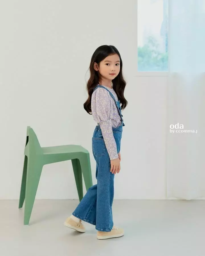 Oda - Korean Children Fashion - #stylishchildhood - Frill Dungarees Pants - 12