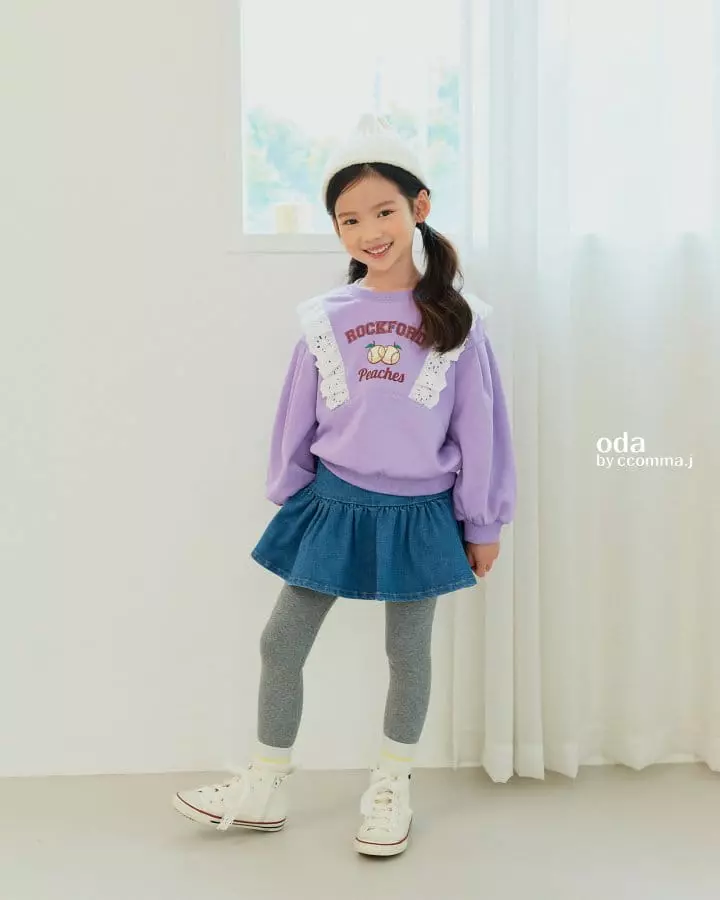 Oda - Korean Children Fashion - #stylishchildhood - Pearl Denim Skirt