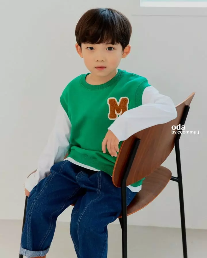 Oda - Korean Children Fashion - #toddlerclothing - M Wapen Layered Tee - 8