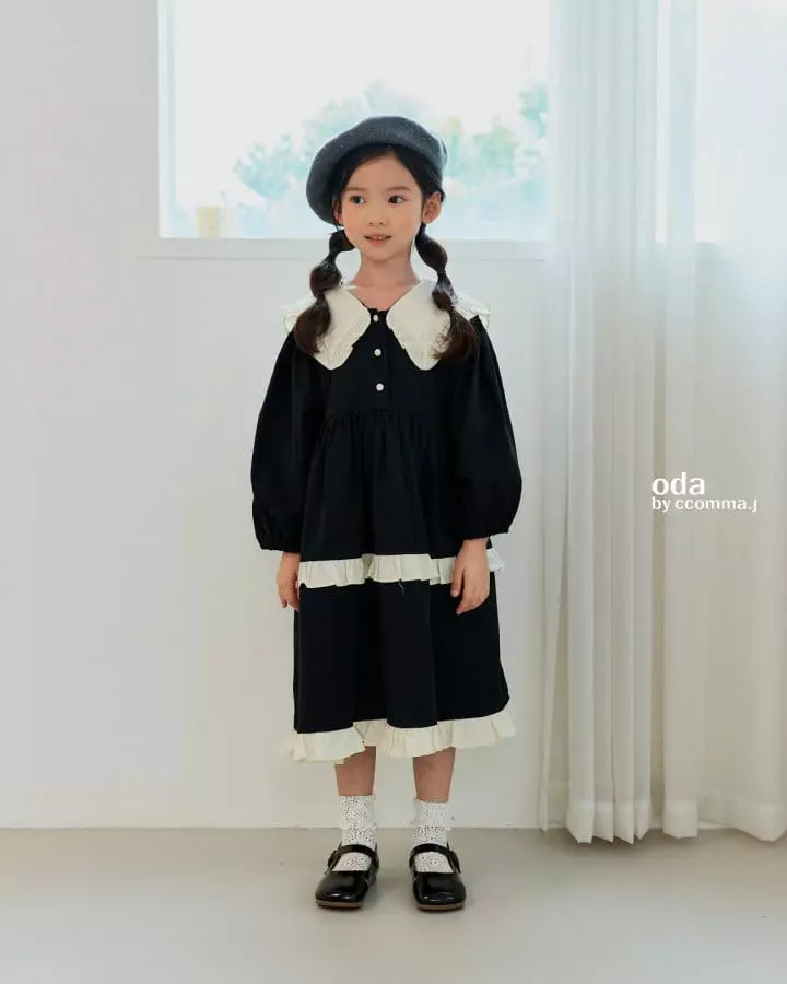 Oda - Korean Women Fashion - #momslook - Line One-piece Mom - 4