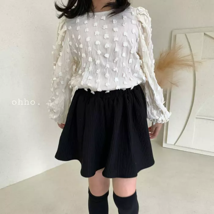 Ohho - Korean Children Fashion - #Kfashion4kids - Pleats Skirt Pants - 7