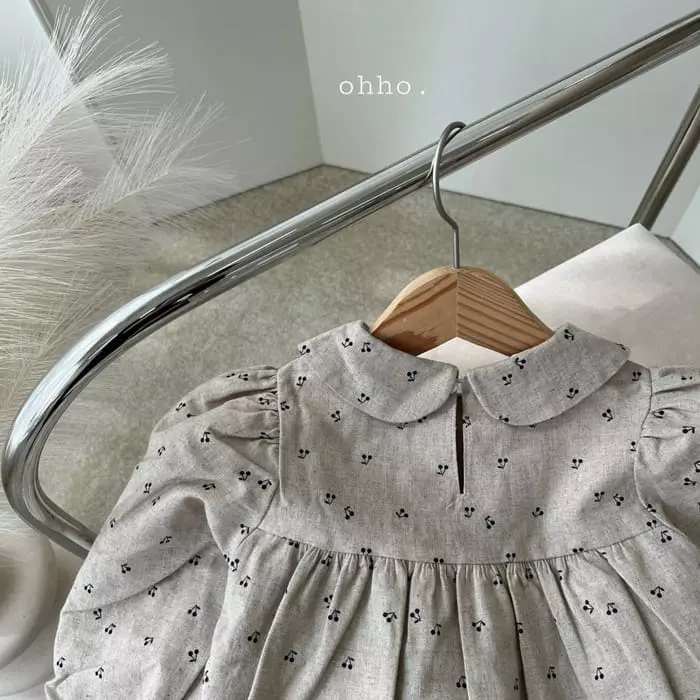 Ohho - Korean Children Fashion - #childofig - Bbang Round Blouse - 6
