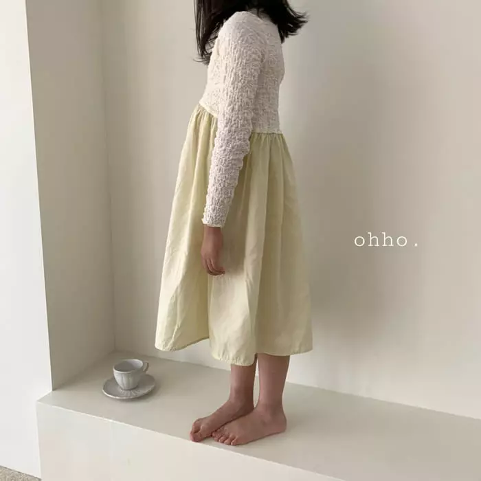 Ohho - Korean Children Fashion - #childrensboutique - Sesil One-piece - 8