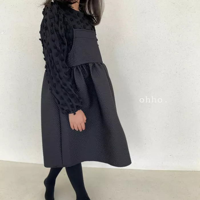 Ohho - Korean Children Fashion - #childrensboutique - Volume String One-piece - 5