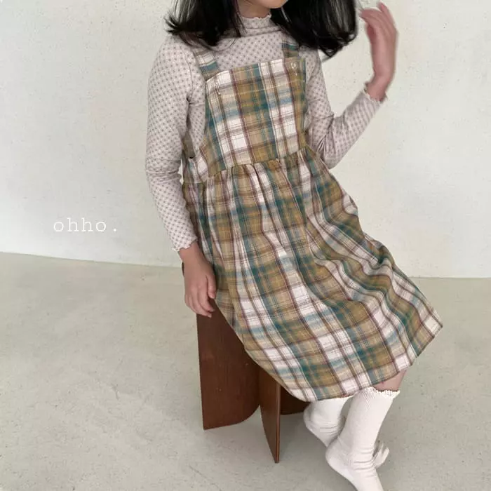 Ohho - Korean Children Fashion - #childrensboutique - Madeline Peach Tee - 4