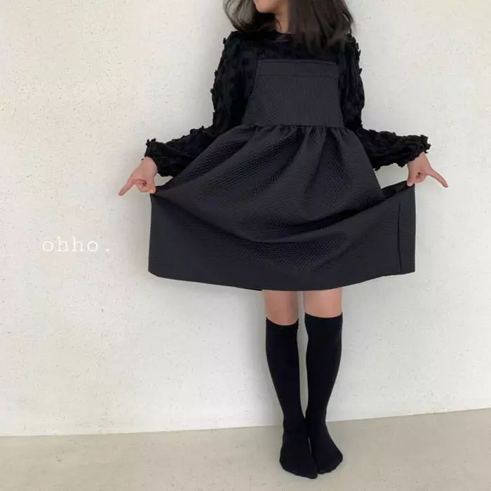 Ohho - Korean Children Fashion - #discoveringself - Volume String One-piece - 7