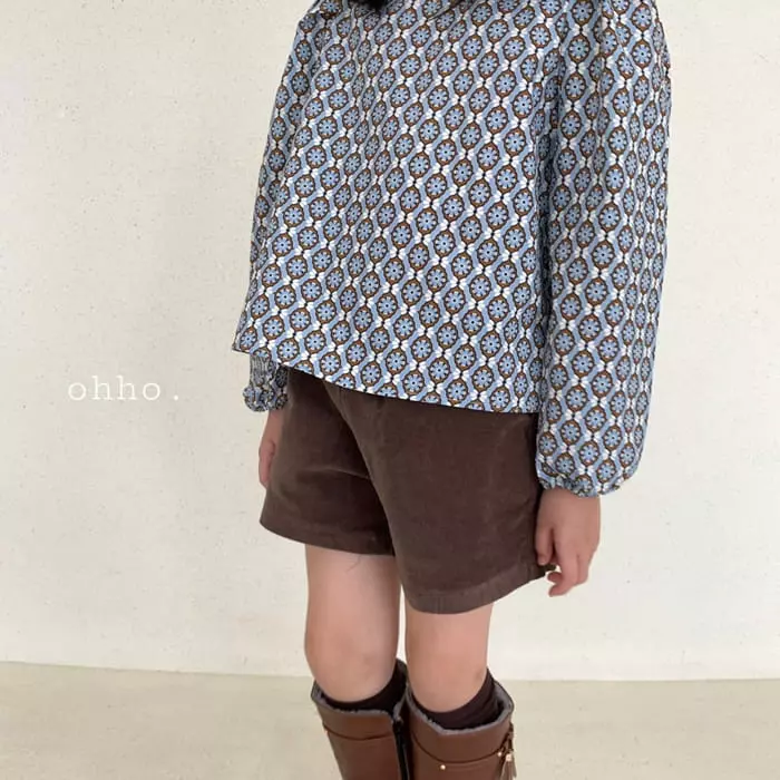 Ohho - Korean Children Fashion - #discoveringself - Velvet Span Pants - 6