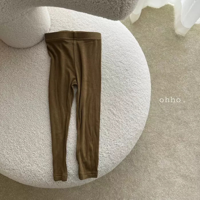 Ohho - Korean Children Fashion - #discoveringself - Dove Rib Leggings - 2