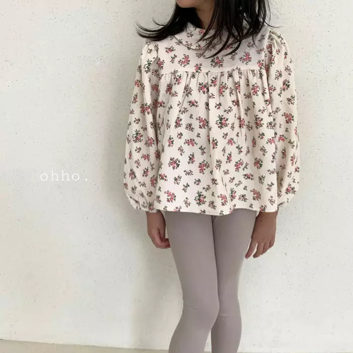 Ohho - Korean Children Fashion - #fashionkids - Bbang Round Blouse - 10