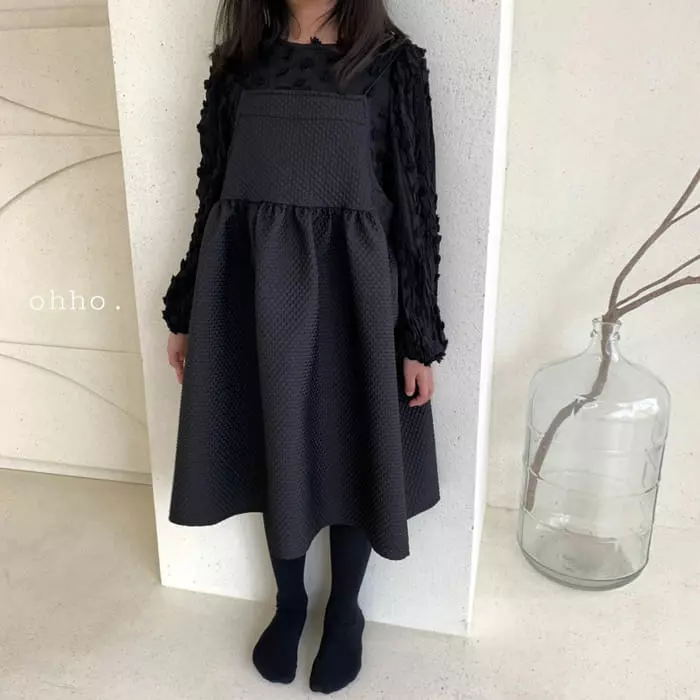 Ohho - Korean Children Fashion - #fashionkids - Volume String One-piece - 8
