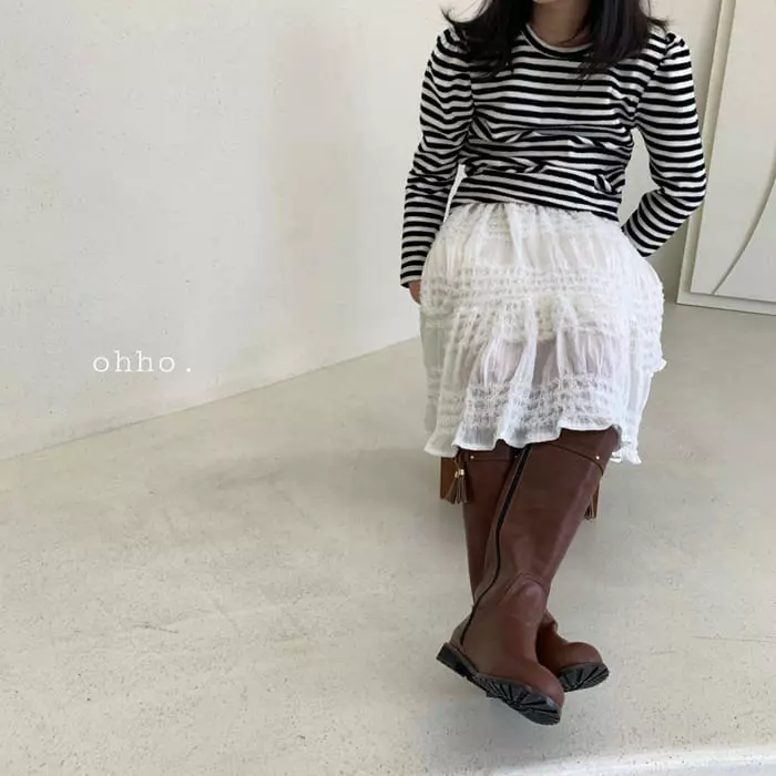 Ohho - Korean Children Fashion - #kidsshorts - Princess Long Skirt - 2