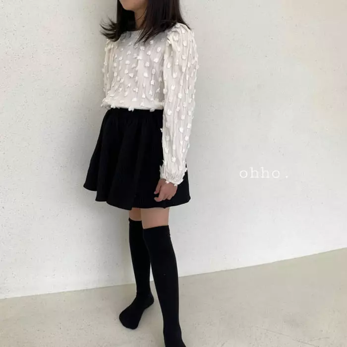 Ohho - Korean Children Fashion - #kidsstore - Pleats Skirt Pants - 5